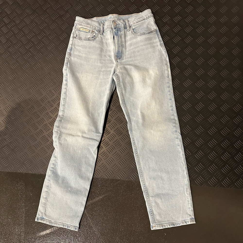 Calvin Klein Denim with Tan Accent